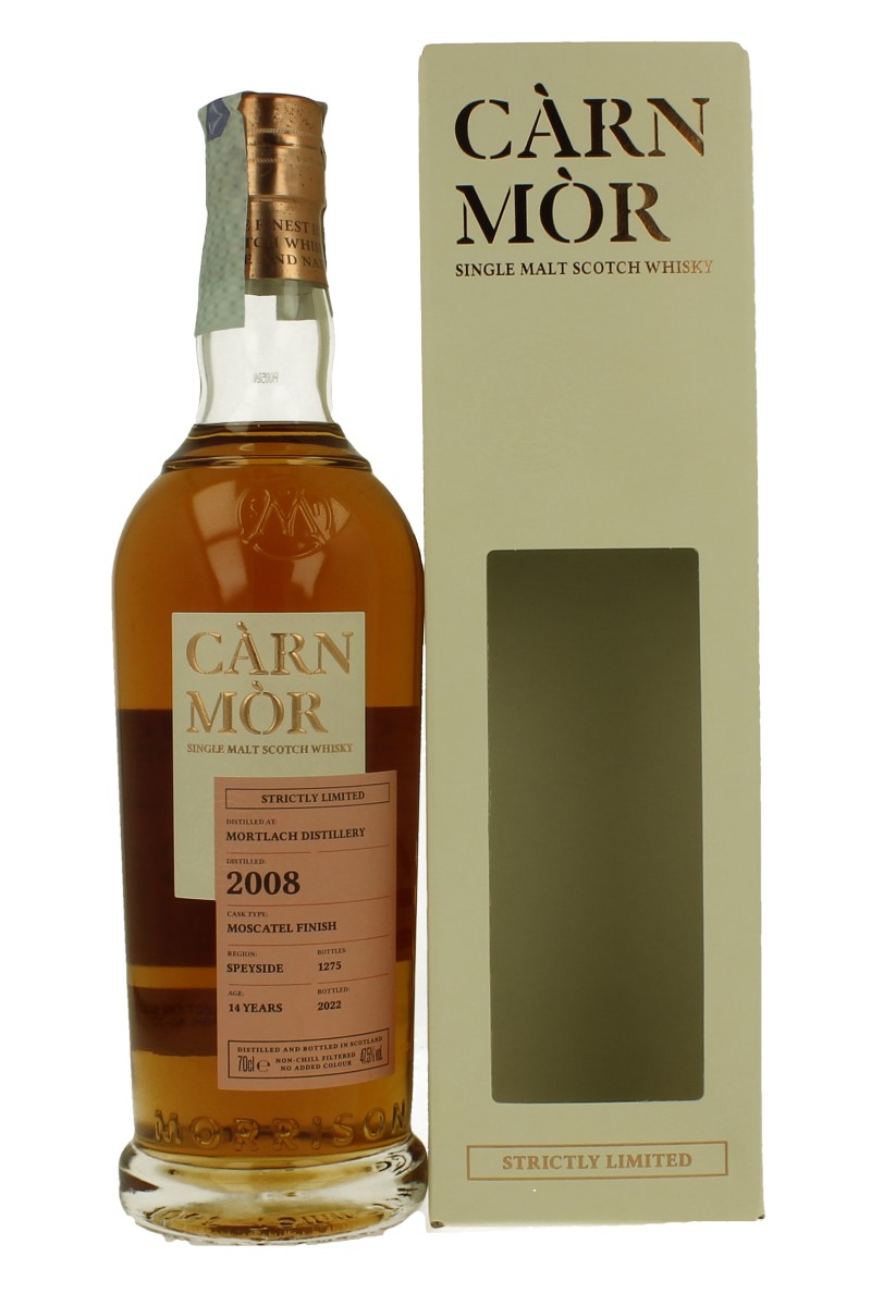 MORTLACH 14 Years Old 2008 2022 70cl 47.5 Carn Mor Limited Edition