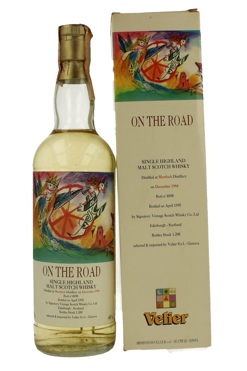 motlach1984-1995 velier「ON THE ROAD」 MORTLACH 1984 1995 70cl 40% Velier-Signatory On The Road Butt