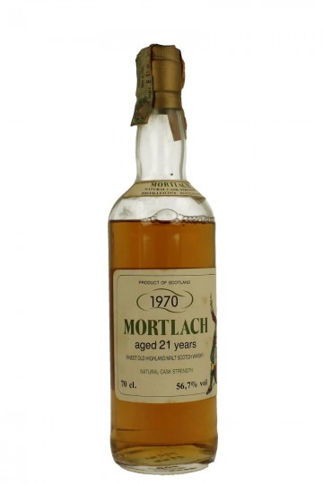 MORTLACH 21yo 1970 70cl 56.7% Intertrade -Turatello
