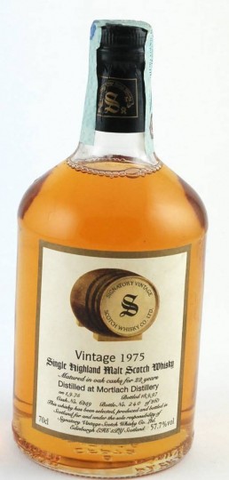 MORTLACH 22 YO 1975 1997 70 CL 57,7% SIGNATORY