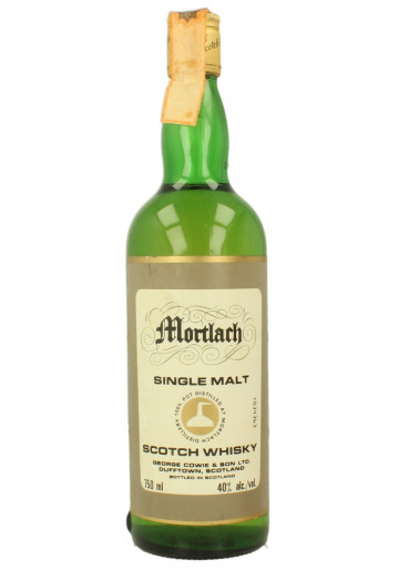 MORTLACH Bot.80's 75cl 40% OB - George Cowie & Co.