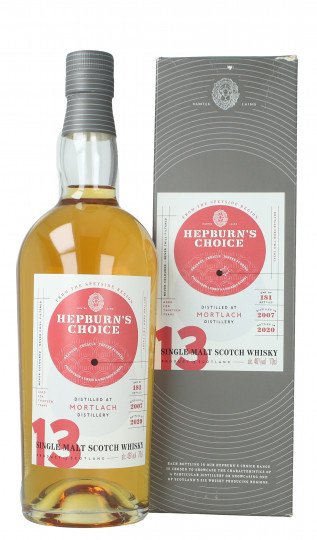 Mortlach Speyside Scotch Whisky 13 year old 2007 2020 70cl 46% Hepburn