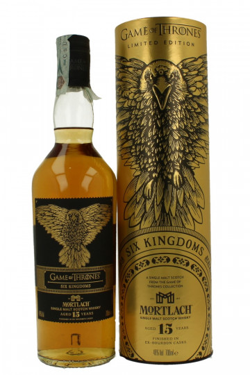 Mortlach Speyside Scotch Whisky 15 year old 70cl 46% - G.O.T Six Kingdoms