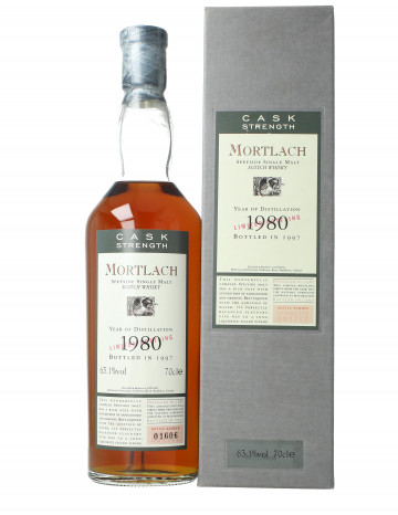 Mortlach Speyside Scotch Whisky 1980 1997 70cl 63.1% CASK STRENGTH EDITION