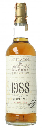 Mortlach Speyside Scotch Whisky 1988 1997 70cl 46% Wilson & Morgan