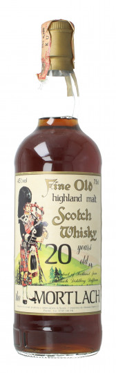 Mortlach Speyside Scotch Whisky 20 year old 1980 circa 75cl 43% Sestante  -