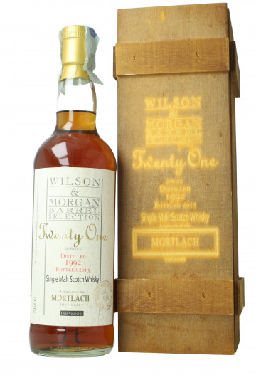 Mortlach Speyside Scotch Whisky 21 Year Old 1992 2013 70cl 50% Wilson & Morgan  -