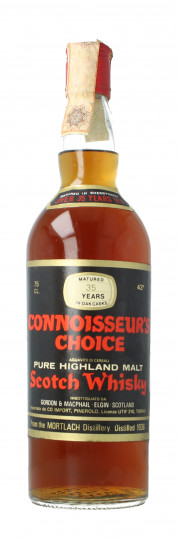 Mortlach Speyside Scotch Whisky 35 Year old 1936 75cl 43% Gordon MacPhail  -Connoisseurs Choice Black Label