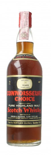 Mortlach Speyside Scotch Whisky 36 Year old 1936 75cl 43% Gordon MacPhail  -Connoisseurs Choice Black Label
