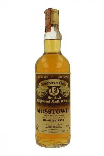 MOSSTOWIE 12 YO 1970 75 CL 40% CC BROWN LABEL