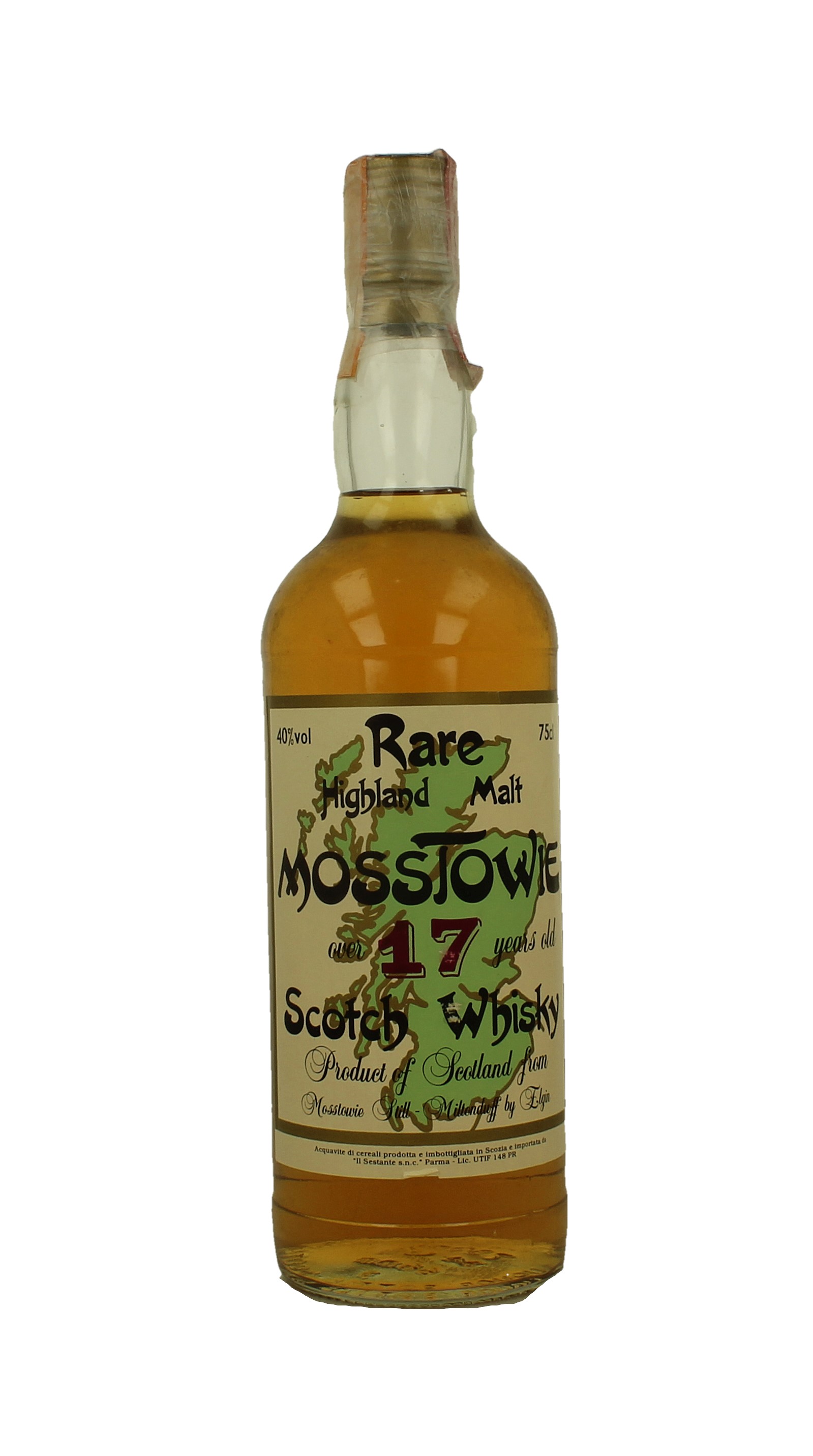 MOSSTOWIE 17yo Bot.80's 75cl 40% Sestante - Products - Whisky