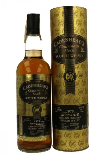 MOSSTOWIE-Miltonduff 29yo 1970 2000 70cl 57.5% Cadenhead's- Chairmans Stock