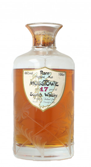 Mostowwie Speyside  Scotch Whisky 17 Years Old 1980 Circa 1 litre 66% Sestante  - Cristal decanter