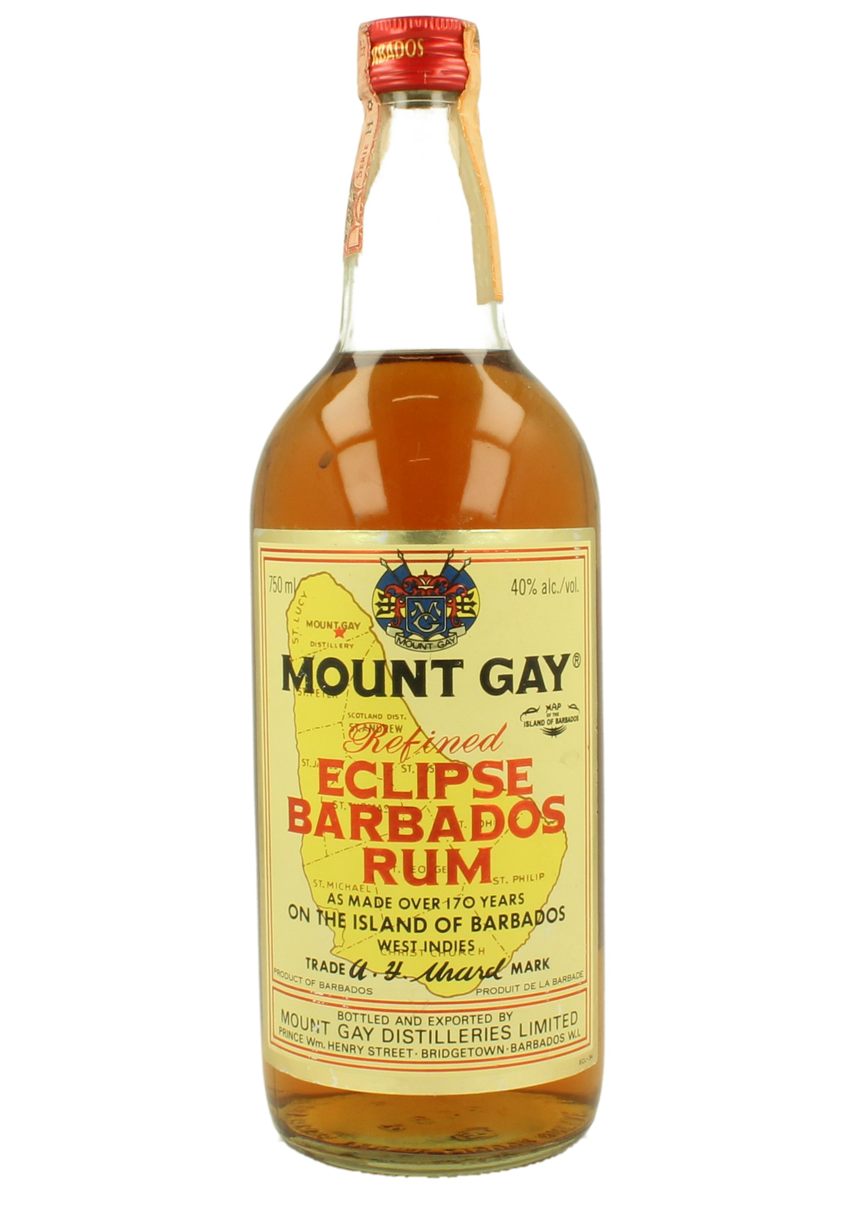 MOUNT GAY 75cl 40 Mount Gay Rum Products Whisky Antique, Whisky