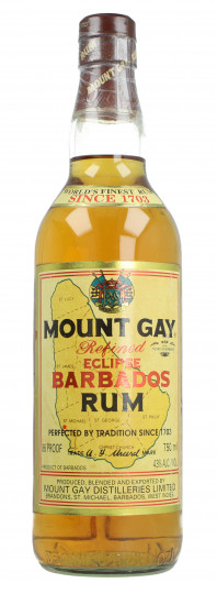 MOUNT GAY Barbados Rum 75cl 43% Mount Gay - Rum Eclipse