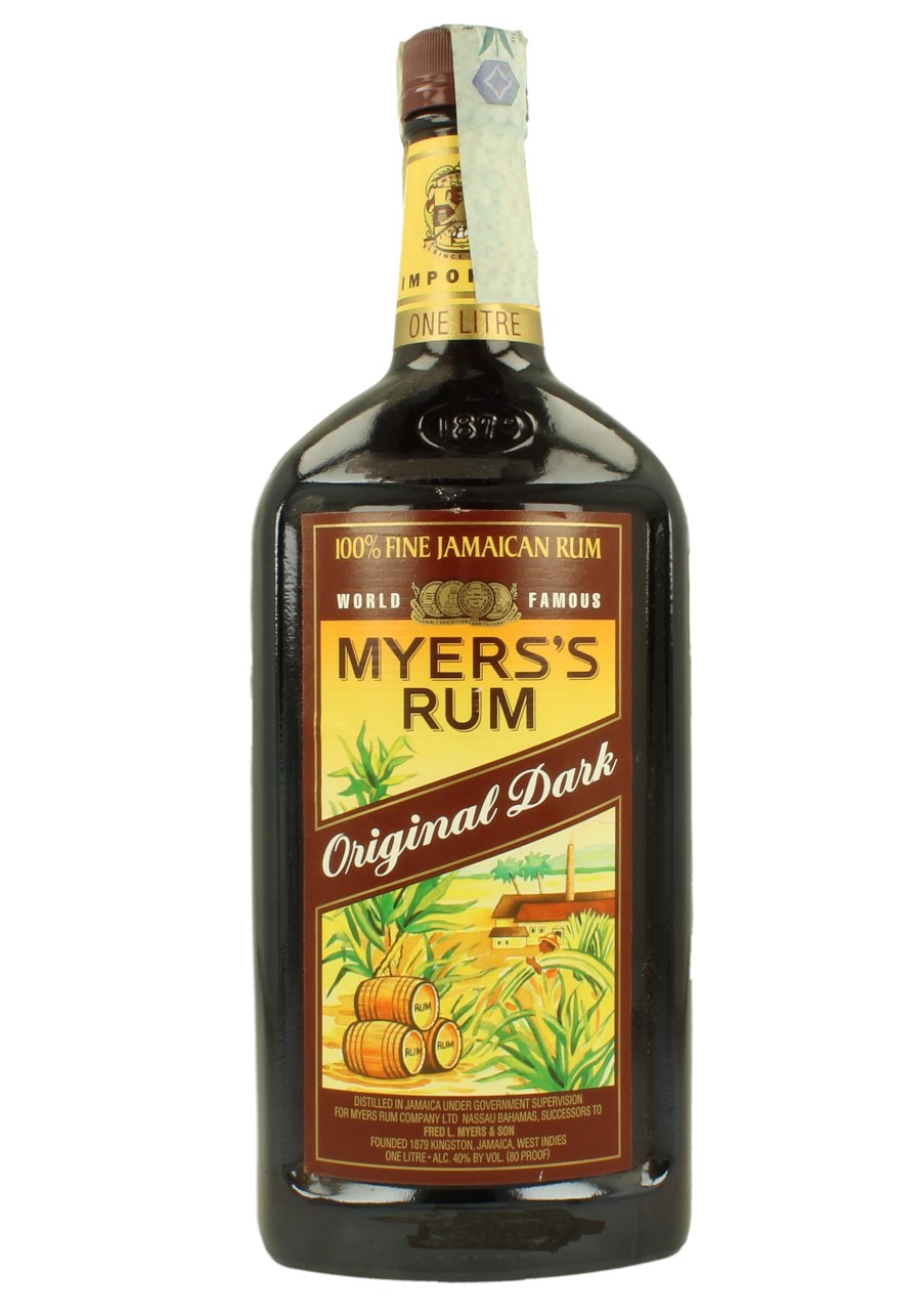 MYERS'S RUM 100cl 40 Myers's Products Whisky Antique, Whisky & Spirits