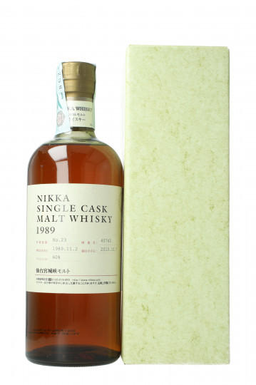 NIKKA Miyagikyo  Japanese Whisky 1989 2010 70cl 60% cask 40745