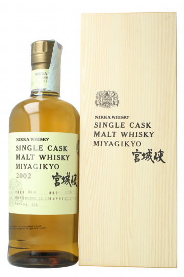 NIKKA Miyagokyo  Japanese Whisky 2002 2012 70cl 62% cask 101127