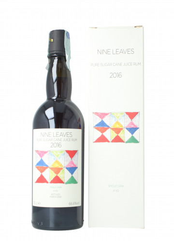 NINE LEAVES Pure sugar Cane Juice Rum 4yo 2016 2020 70cl 66.6% Velier