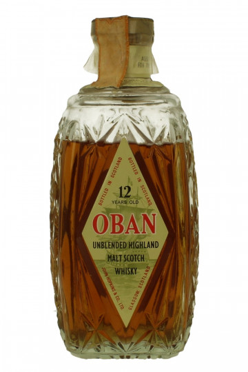 OBAN 12 years old Bot. in the  60'S /70's 75cl 43% ROUND DECANTER VERY RARE OLD VERSION