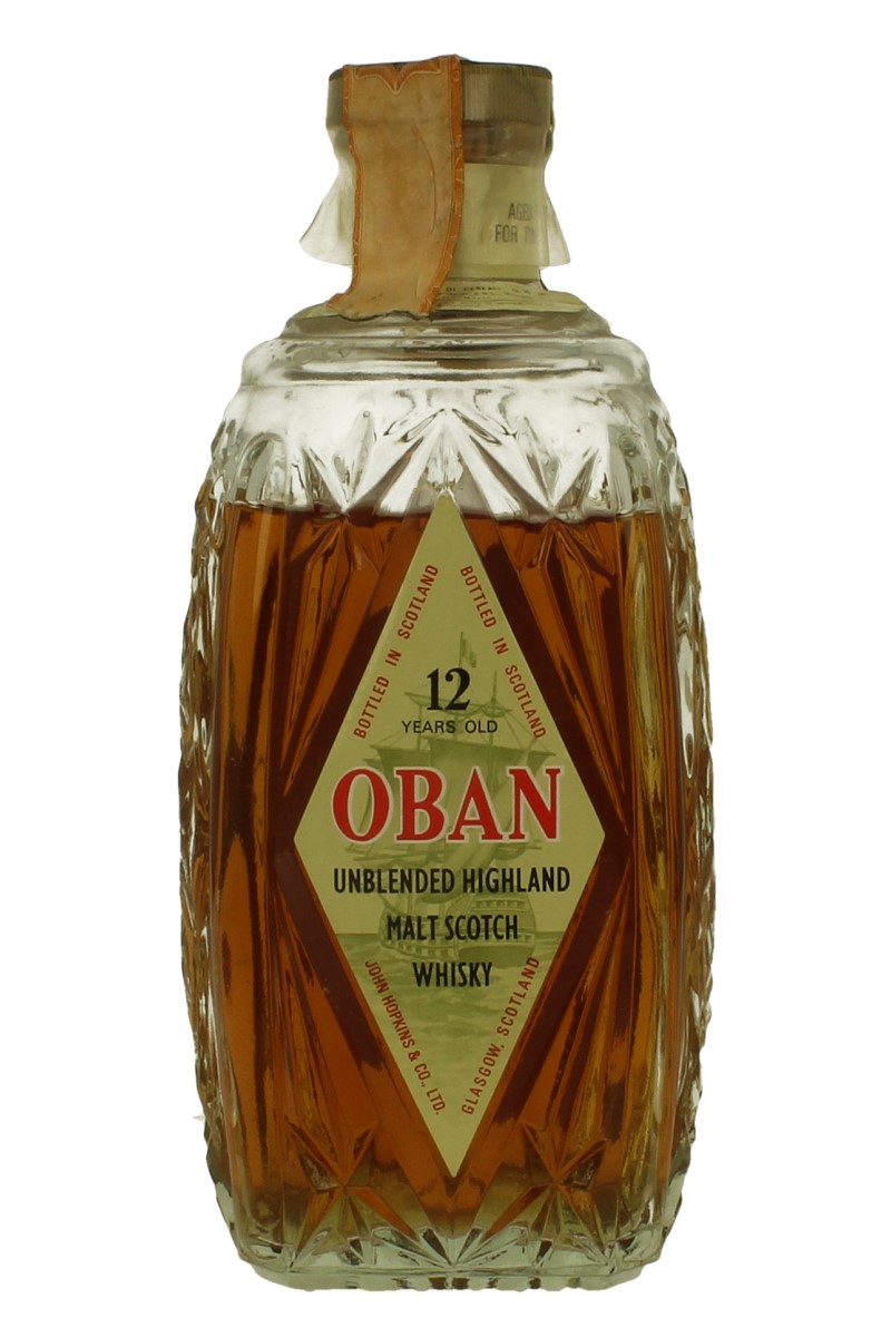 OBAN 12 years old Bot. in the 60'S /70's 75cl 43% ROUND DECANTER