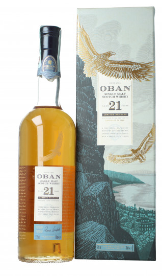 OBAN Highland Scotch whisky 21 year old 1996 70cl 57.9% OB-