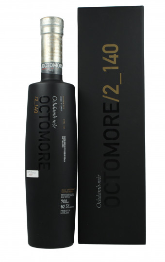 Octomore Bruichladdich Islay  Scotch Whisky 5 year old 70cl 62.5% Ob- 02.1