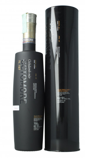 Octomore Bruichladdich Islay  Scotch Whisky 5 year old 70cl 62.5% Ob- 04.1
