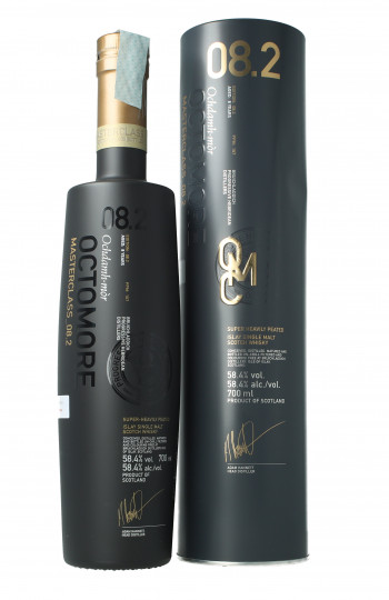 Octomore Bruichladdich Islay  Scotch Whisky 70cl 58.4% Ob- 08.2 ppm 167 Masterclass