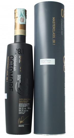 Octomore Bruichladdich Islay  Scotch Whisky 8 year old 70cl 59.3% Ob- 08.1 Masterclass