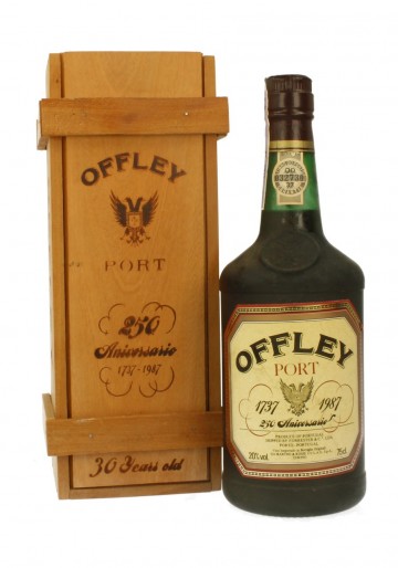 OFFLEY PORT      250TH ANNIVERSARY  1737-1987 30 YO 1957     1987  75CL 20%