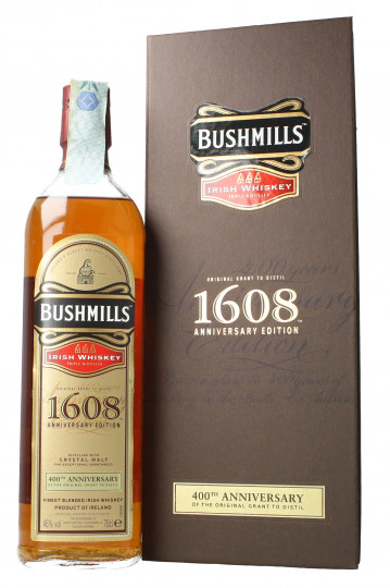 Old Bushmill Irish  Whiskey 70cl 46% OB-400th anniversary 1608