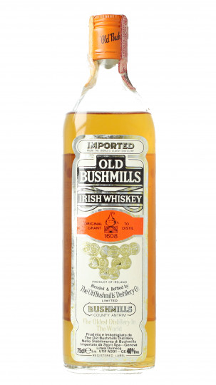 Old Bushmill Irish  Whiskey Bottled around 1970-1980 75cl 40% OB