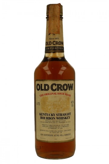 Old Crow  Straight Bourbon Whiskey Bot. 70/80's 75cl 40%