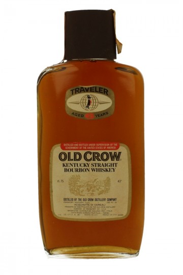 Old  Crow Straight Bourboun Whiskey Bot. 60's 4/5 Quart 86 US-Proof OB