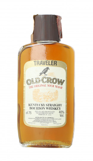 OLD CROW Traveler Kentucky Straight Bourbon  Whiskey Bot.1970's 75cl 40%