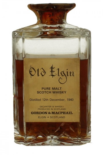 OLD ELGIN 1940 Bot. late 70's 75cl 43% Gordon MacPhail