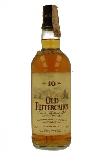 OLD FETTERCAIRN 10 years old Bot in The 80's 100cl 40%