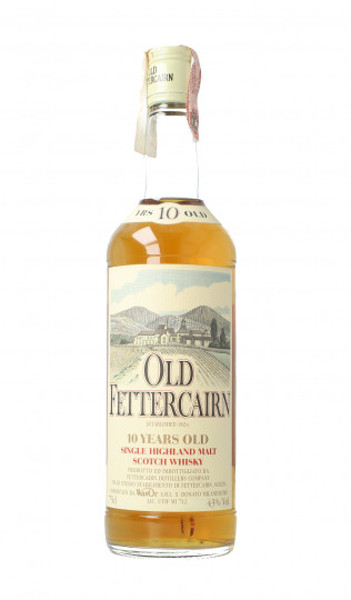 OLD FETTERCAIRN 10 years old Bot in The 80's 75cl 43%