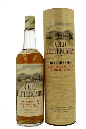 OLD FETTERCAIRN 10 years old Bot in The 80's 75cl 43%
