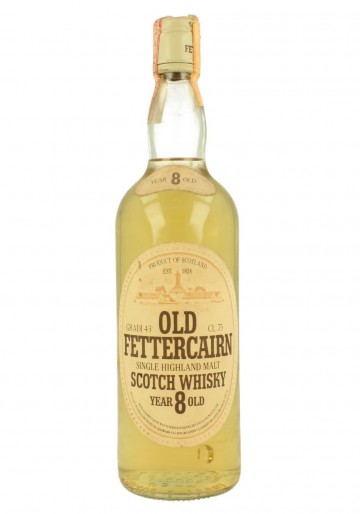 OLD FETTERCAIRN 8yo Bot.80's 75cl 43% OB