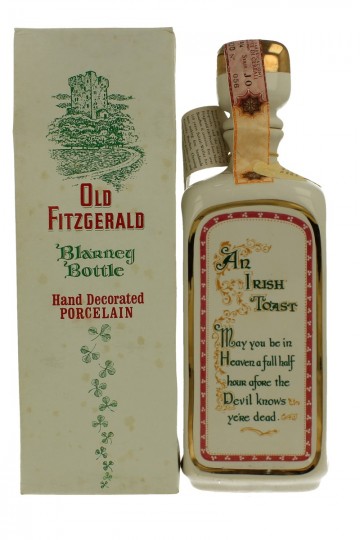 OLD FITZ GERALD DECANTER 4/5 Quart 100&deg;proof Blarney Bottle