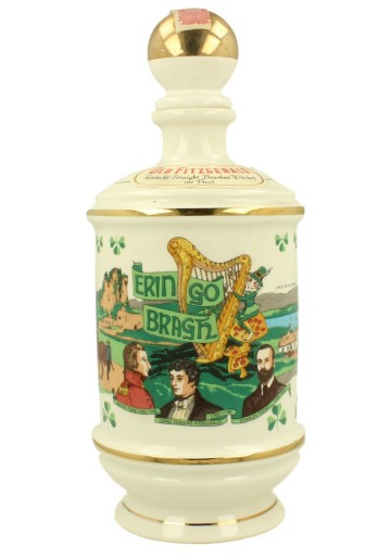 OLD FITZ GERALD DECANTER 75 CL 100 PROOF ERIN GO BRAGH