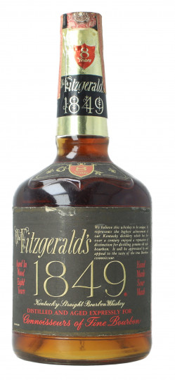 OLD FITZGERALD 1849  Kentucky Straight Bourbon 8 year old - Bot. in The 80's 75cl 45.2% OB-