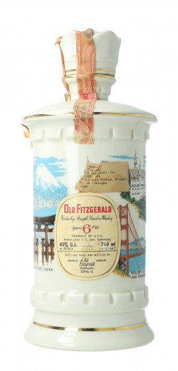 OLD FITZGERALD Kentucky Straight Bourbon Decanter 6 year old Bot 60/70's 75cl 86 US Proof