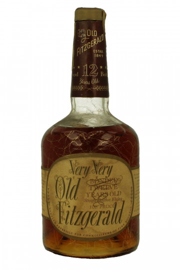 OLD FITZGERALD'S 12 Years Old Bot in The 80's 75cl 100 Us Proof