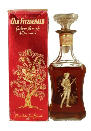 OLD FITZGERALD'S 6 45,2 GOLDEN BOUGHT DECANTER CORK IN BAD CONDITION