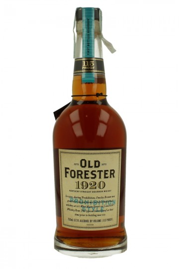 OLD FORESTER 1920 75cl 57.5% - Prohibition Style