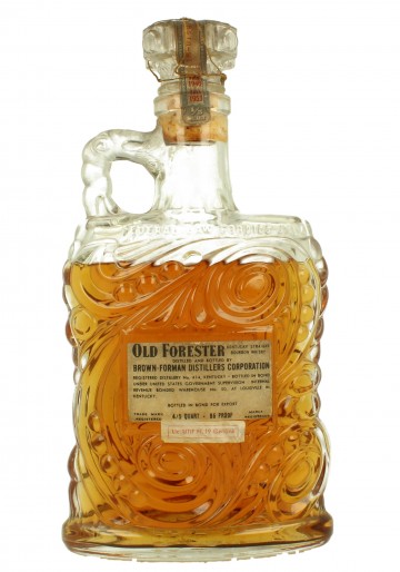 OLD FORESTER 1948 1953 4/5 QUART 86 PROOF DECANTER