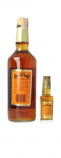 Old Grand Dad Kentucky Straight Bourbon Whiskey 1980  circa 75cl 43% with Miniauture 5cl